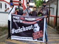 Forum Masyarakat Maluku Gelar Aksi Demo Tuntut Copot Jabatan Menteri BUMN