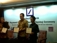 Deutsche Bank Hadirkan Inovasi Jasa Layanan Pengumpulan Pembayaran Jaringan Toserba