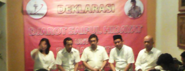 Relawan Ibukota Deklarasi Dukung Djarot