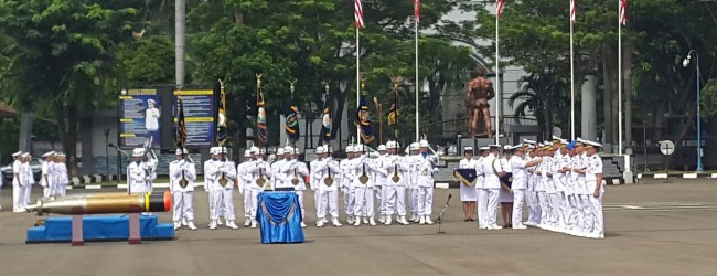 Pangarmabar Pimpin Sertijab Komandan Jajaran Koarmabar
