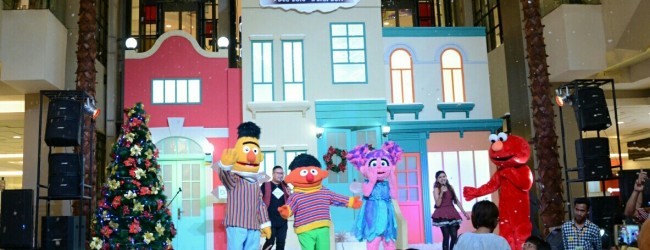 Nikmati Hujan Salju Bersama Sesame Street di Tangcity Mall