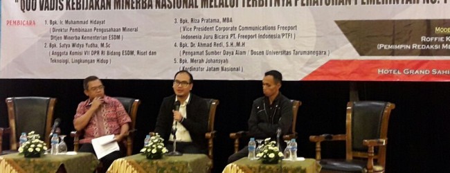 Quo Vadis Kebijakan Minerba Nasional Melalui Terbitnya Peraturan Pemerintah Nomor I Tahun 2017