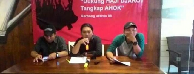 Gerbong Aktivis 98: Penjarakan Ahok, Dukung H. Djarot Untuk DKI Jakarta