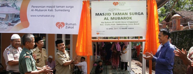 Rumah Zakat Bangun Masjid di Sumedang