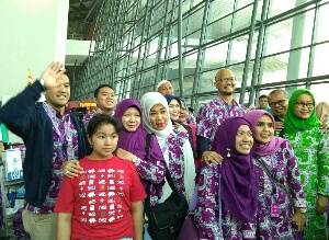 Jamaah Haji Khusus Patuna Tiba di Tanah Air