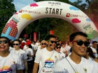 Dukung Gaya Hidup Sehat, CIMB Niaga Kembali Gelar The Color Run 2017