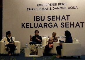 Wujudkan Keluarga Sehat Indonesia Danone-AQUA dan TP-PKK Pusat Bangun Kolaborasi Strategis