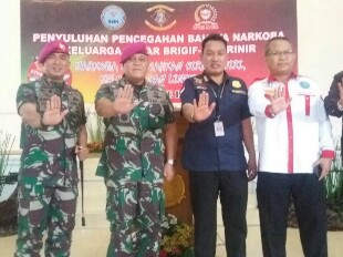 HIMABA RI Gandeng BNN Ajak Prajurit Marinir Cegah Narkoba