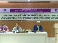 Patuna Raih Sertifikasi ISO 9001:2015