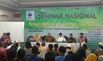 Guna Edukasi Dagang, AP2LI-Pergunu Adakan Seminar Ekonomi MLM
