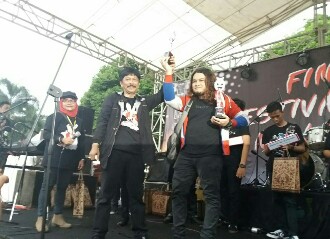 Kombatan Syukuran Pemilu Damai di Tugu Proklamasi  Berjalan Sukses