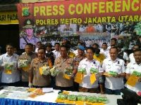 Polres Metro Jakarta Utara Gagalkan Penyelundupan Sabu Jaringan Pontianak – Jakarta