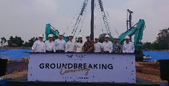 Groundbreaking Apartemen The Parc, Menandai Hadirnya Trend Hunian Coliving Pertama untuk Generasi Milenial