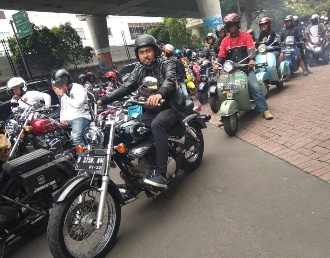 Komunitas Klub Bikers For Indonesia Kampanyekan Persatuan Dengan Kemping Tiga Hari di Cibubur