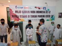 KMI Bagikan 600 Paket Sembako Kepada Masyarakat Terdampak Covid-19