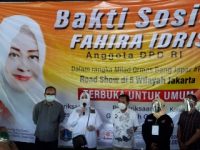 Fahira Idris Menyapa Warga Jakarta Pusat Dalam Kegiatan Bakti Sosial