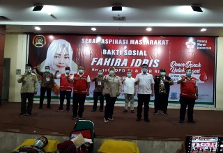 Serap Aspirasi Masyarakat Dan Bakti Sosial Bersama Fahira Idris