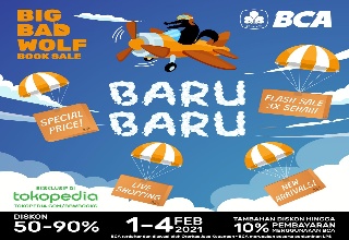 Big Bad Wolf Online Sale Hadir Eksklusif di Tokopedia