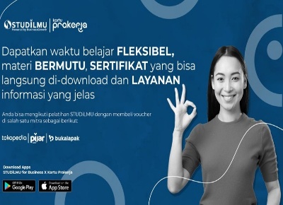 Sukseskan Kartu Prakerja, STUDiLMU Mitra Pemerintah untuk Lembaga Pelatihan Resmi