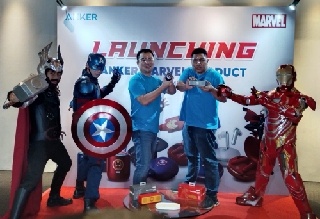 Gandeng Marvel Anker Luncurkan Edisi Khusus Superhero untuk 4 Jenis Produknya