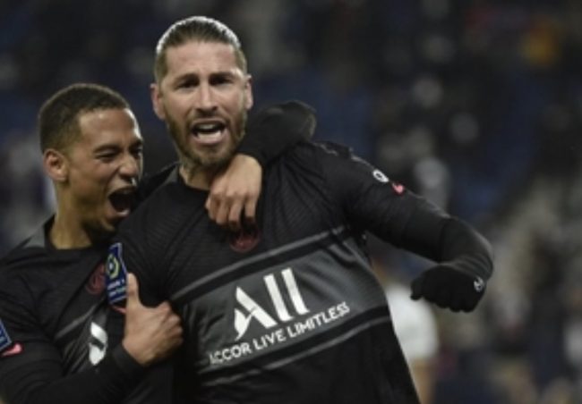 PSG Lumat Reims 4-0, Ramos Cetak Gol Perdana