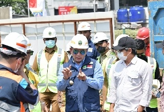 Tinjau Pembangunan Underpass Dewi Sartika Depok, Ridwan Kamil: Insya Allah Akhir Tahun Selesai