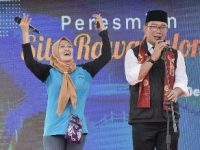 Ridwan Kamil Resmikan Situ Rawa Kalong Hasil Revitalisasi