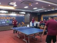 Gelar Tenis Meja, Pegadaian Kanwil VIII Jakarta 1 Semarakkan Rangkaian HUT OJK ke-11