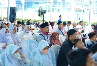 Pegadaian Kanwil VIII Jakarta 1 Gelar Pengajian Bulanan dan Santunan Kaum Dhuafa dan Anak Yatim