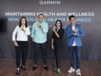 (Ki-Ka) Talita Setyadi, CEO Beau Bakery, Laode Hartanto, Chief of Growth Officer (CGO) Dentsu International, Chandrawidhi Desideriani, Garmin Indonesia Marketing Communication Manager dan Tommy Tjokro