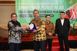 Indonesia Maju, Pelaku UMKM Ekonomi Kreatif Jadi Patriot Pajak