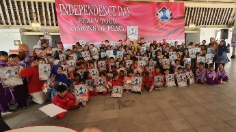 Independence Day Peace Tour Ala VOPI Bersama 5000 Anak Indonesia