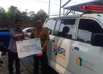 Yayasan Baitalmal Amanah Sejahtera terima CSR dari Bank BRI Kebayoran Baru Berupa Satu Unit Mobil Ambulance