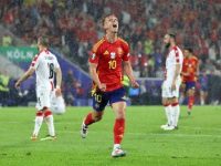 Tumbangkan Georgia 4-1, Spanyol Melaju ke Perempat Final