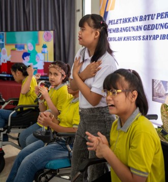 Groundbreaking Pembangunan Sekolah Khusus Sayap Ibu bagi Anak Disabilitas Ganda