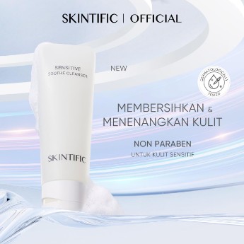 SKINTIFIC Sensitive Soothe Cleanser Kini Hadir sebagai Pembersih Wajah Terbaik untuk Kulit Sensitif dan Acne-Prone