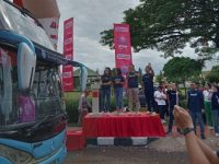 Mudik Gratis Alfamart Berangkatkan 3.000 Pemudik ke 8 Kota Lewat Bus dan Pesawat