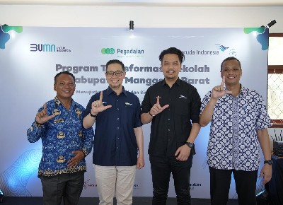 Program Transformasi Sekolah: Wujudkan Kolaborasi dan Sinergi Berkelanjutan Pegadaian dan Garuda Indonesia di Kabupaten Manggarai Barat