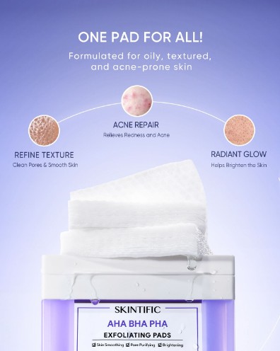 SKINTIFIC luncurkan AHA BHA PHA Exfoliating Pads:  Solusi Eksfoliasi Lembut, Efektif, dan Aman untuk Semua Jenis Kulit