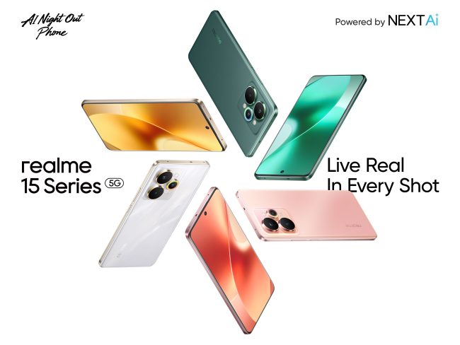 realme 15 Series 5G Usung tema “AI Night Out Phone” Rilis di Indonesia pada 8 Oktober 2025