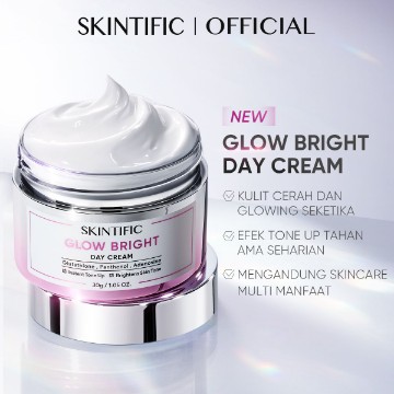 SKINTIFIC Luncurkan Glow Bright Day Cream: Krim Kaya Manfaat untuk Kulit Cerah Bercahaya, Halus dan Flawless Seharian