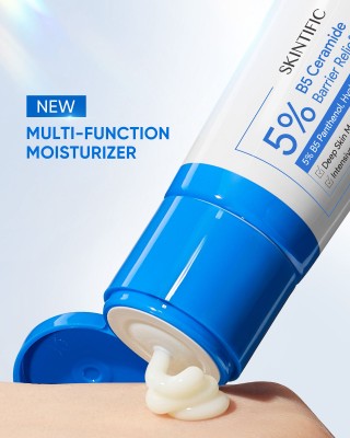 SKINTIFIC Perkenalkan 5% B5 Ceramide Barrier Relief Moisturizer, Solusi Instan Redakan Kemerahan dan Kuatkan Skin Barrier dalam Jangka Panjang