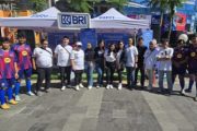BRI Luncurkan Kartu Debit Edisi Khusus FC Barcelona di CFD Sudirman