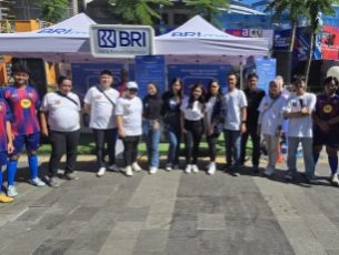 BRI Luncurkan Kartu Debit Edisi Khusus FC Barcelona di CFD Sudirman