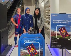 Program Akselerasi Akuisisi Produk BRI x FC Barcelona di Sogo Mall Kota Kasablanka