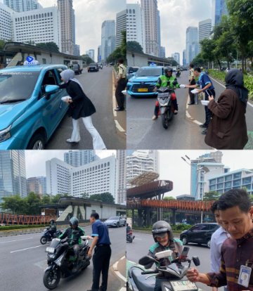 BRI Sudirman 1 Berbagi di Hari Jumat, Pengemudi Ojol Jadi Sasaran Aksi Sosial