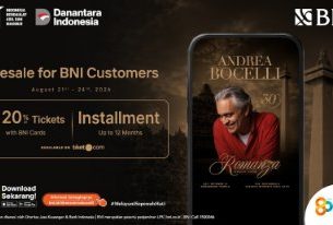 BNI Manjakan Nasabah, Tiket Konser Andrea Bocelli Bisa Dicicil hingga 12 Bulan