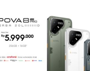 TECNO POVA 8 Pro 5G Resmi Meluncur, Dual Chipset dan AI Jadi Andalan